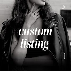 Custom listing